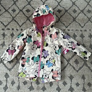 NWT Minnie Mouse Raincoat 3T